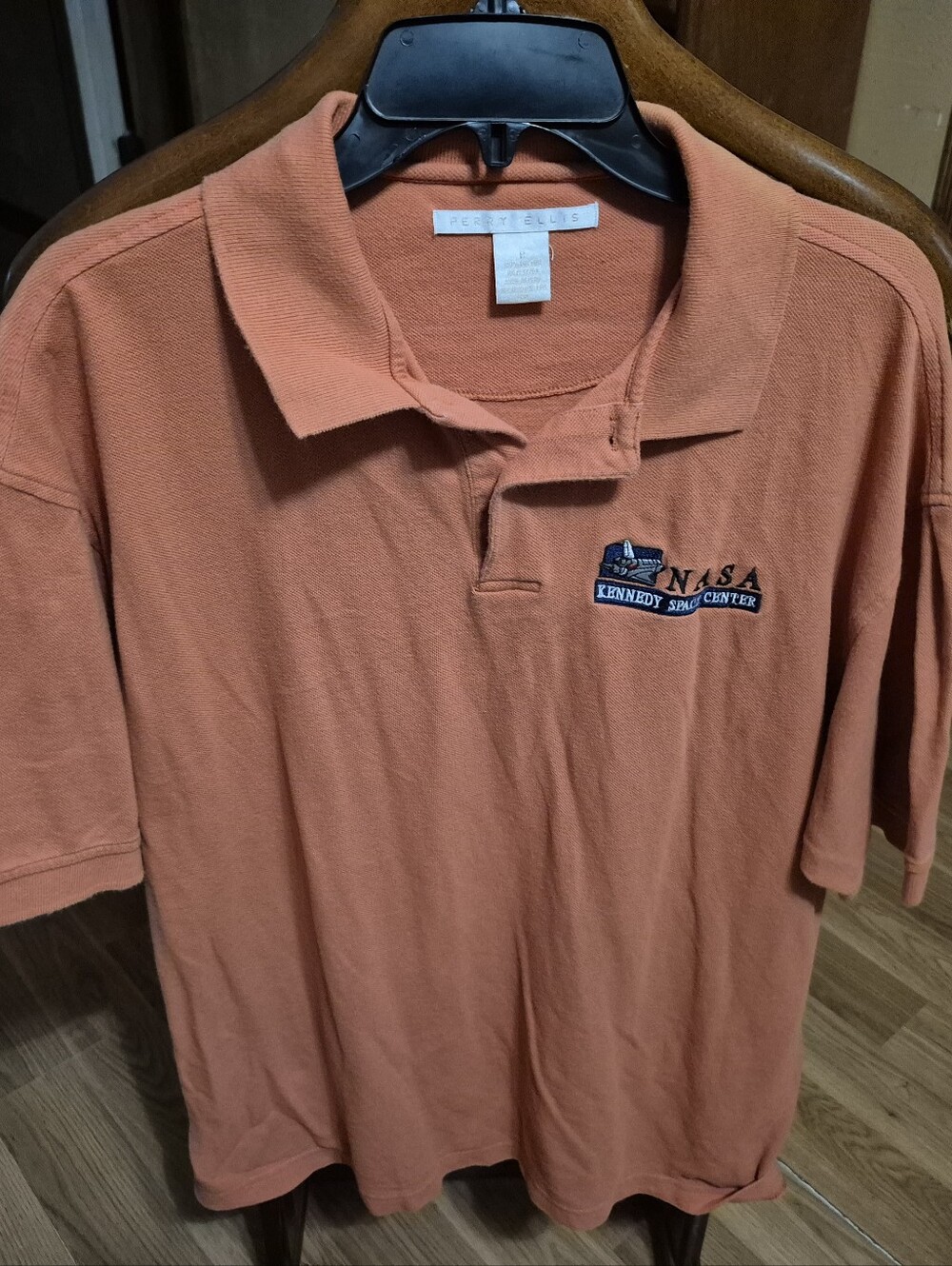 Perry Ellis Kennedy Space Center NASA Men's Polo Shirt